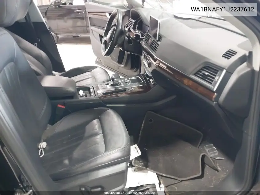2018 Audi Q5 2.0T Premium/2.0T Tech Premium VIN: WA1BNAFY1J2237612 Lot: 42068627