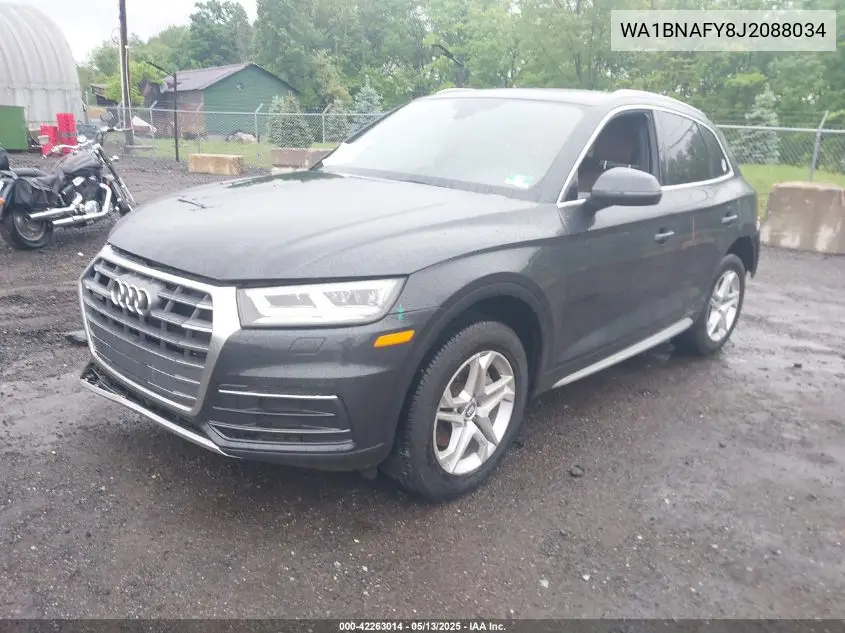 2018 Audi Q5 2.0T Premium/2.0T Tech Premium VIN: WA1BNAFY8J2088034 Lot: 42263014