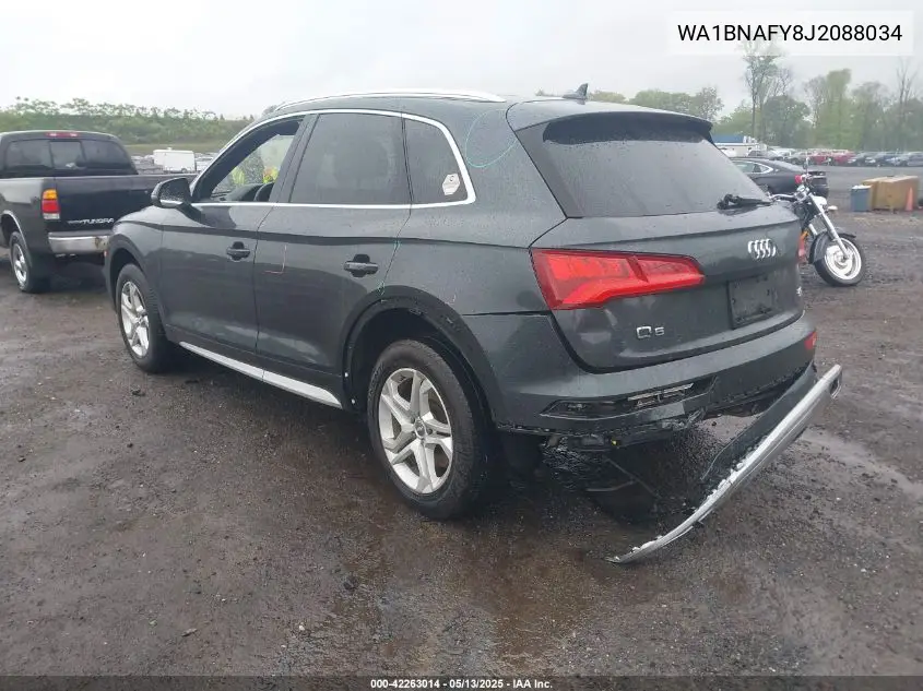 2018 Audi Q5 2.0T Premium/2.0T Tech Premium VIN: WA1BNAFY8J2088034 Lot: 42263014