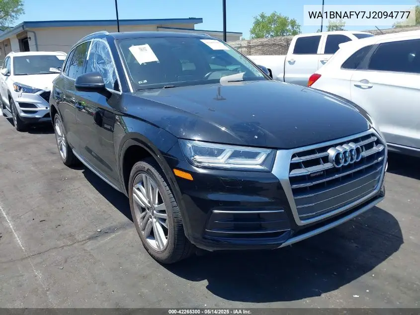 2018 Audi Q5 2.0T Premium/2.0T Tech Premium VIN: WA1BNAFY7J2094777 Lot: 42265300