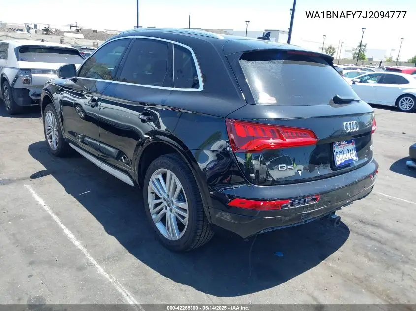 2018 Audi Q5 2.0T Premium/2.0T Tech Premium VIN: WA1BNAFY7J2094777 Lot: 42265300