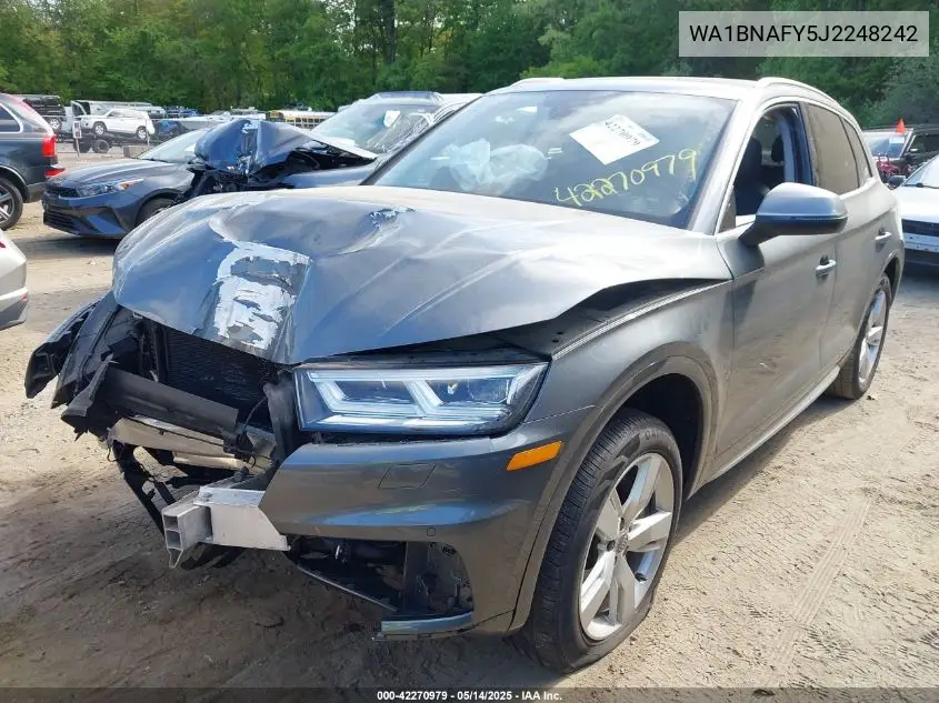 2018 Audi Q5 2.0T Premium/2.0T Tech Premium VIN: WA1BNAFY5J2248242 Lot: 42270979