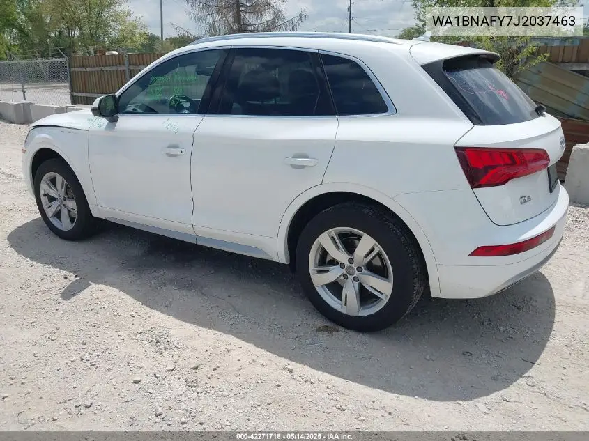 2018 Audi Q5 2.0T Premium/2.0T Tech Premium VIN: WA1BNAFY7J2037463 Lot: 42271718