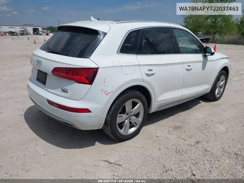2018 Audi Q5 2.0T Premium/2.0T Tech Premium VIN: WA1BNAFY7J2037463 Lot: 42271718