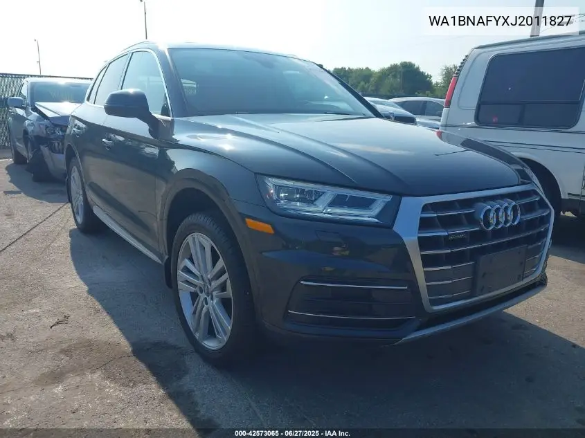 2018 Audi Q5 Premium Plus VIN: WA1BNAFYXJ2011827 Lot: 42573065