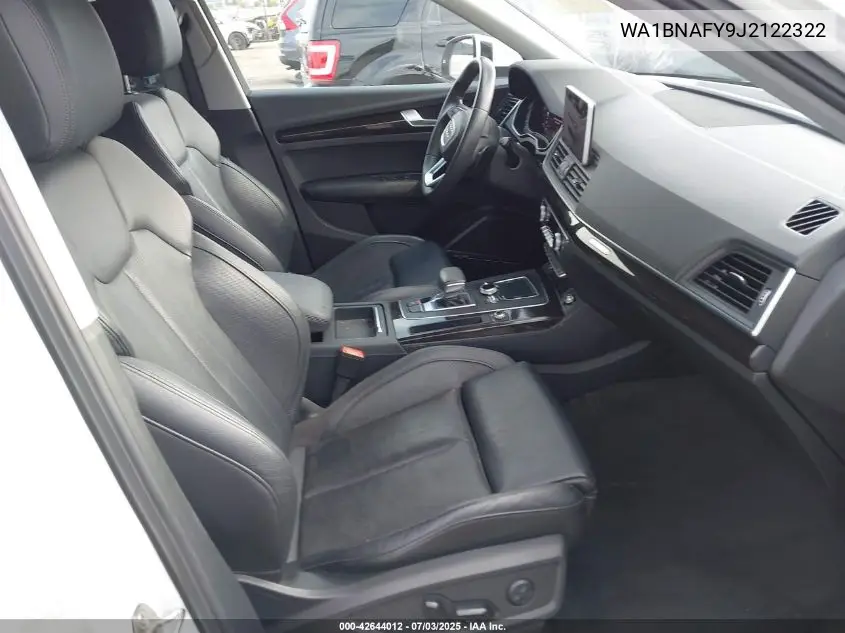 2018 Audi Q5 2.0T Premium/2.0T Tech Premium VIN: WA1BNAFY9J2122322 Lot: 42644012