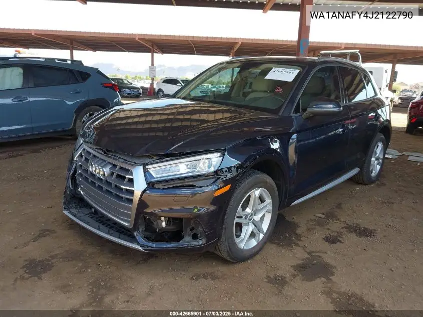 2018 Audi Q5 2.0T Premium/2.0T Tech Premium VIN: WA1ANAFY4J2122790 Lot: 42665901