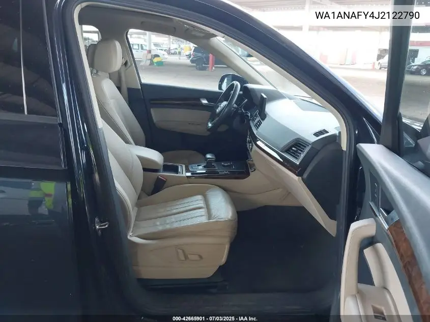 2018 Audi Q5 2.0T Premium/2.0T Tech Premium VIN: WA1ANAFY4J2122790 Lot: 42665901
