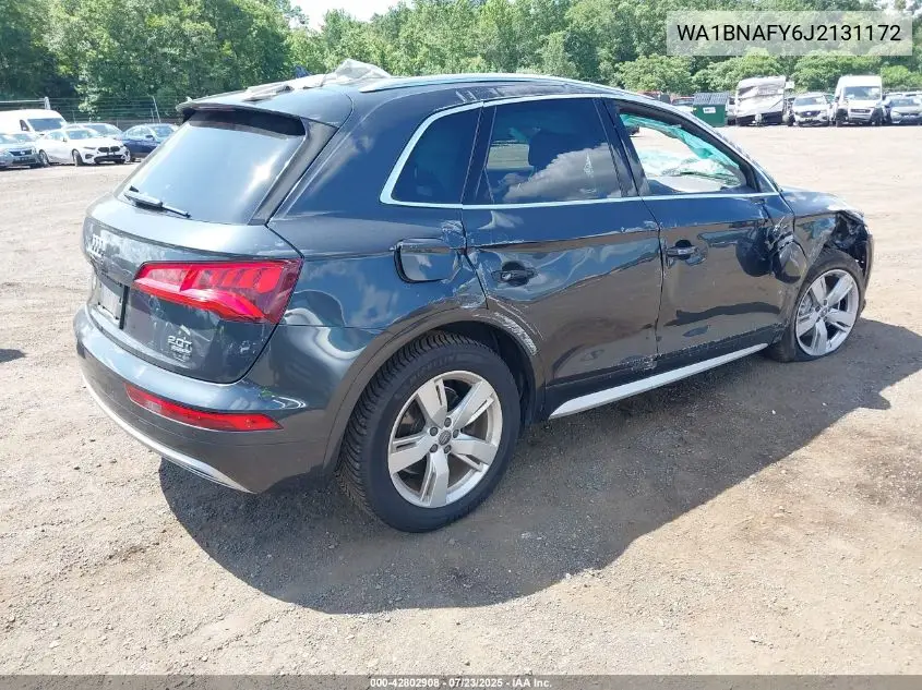 2018 Audi Q5 2.0T Premium/2.0T Tech Premium VIN: WA1BNAFY6J2131172 Lot: 42802908