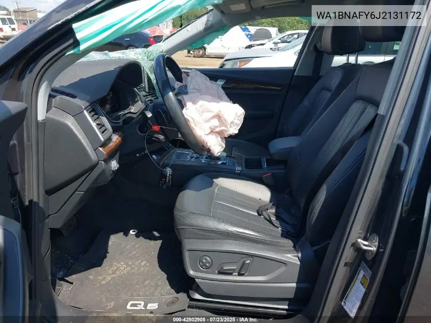 2018 Audi Q5 2.0T Premium/2.0T Tech Premium VIN: WA1BNAFY6J2131172 Lot: 42802908