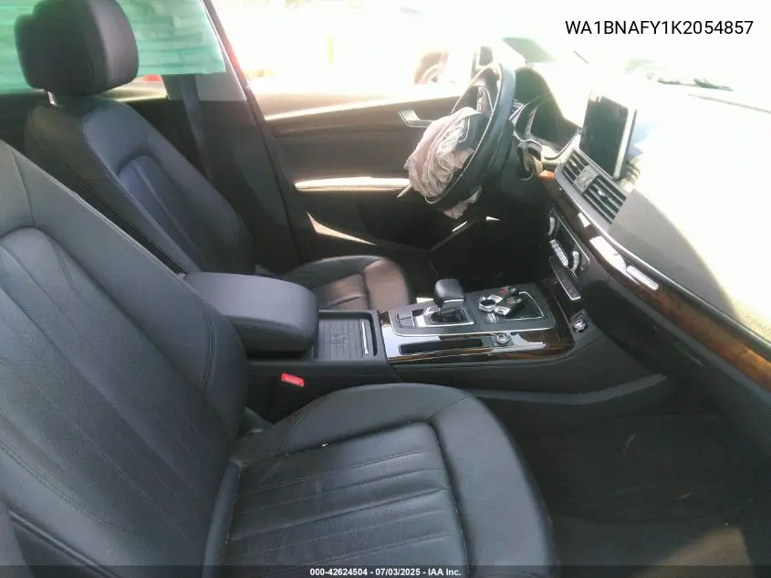 2019 Audi Q5 Premium Plus VIN: WA1BNAFY1K2054857 Lot: 42624504