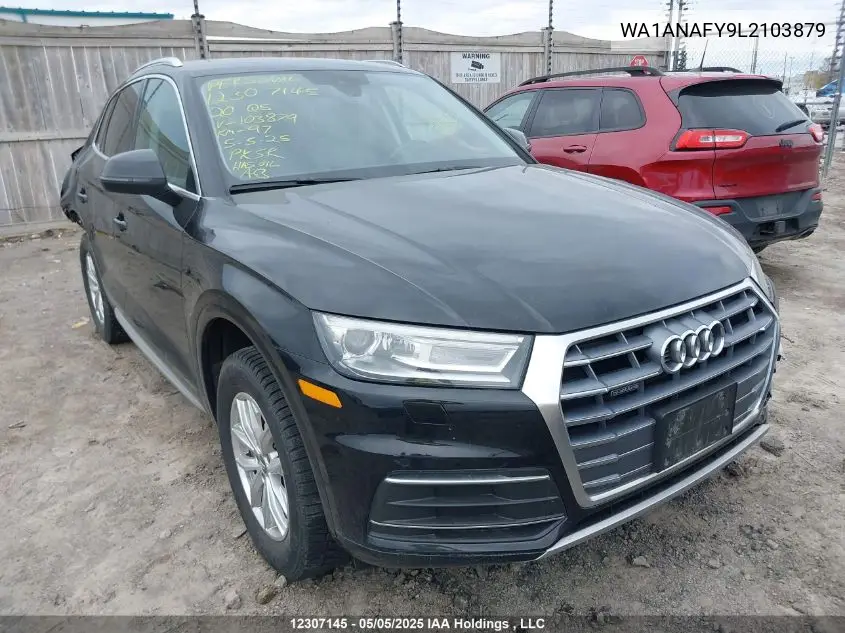 2020 Audi Q5 Premium/Titanium Premium VIN: WA1ANAFY9L2103879 Lot: 12307145