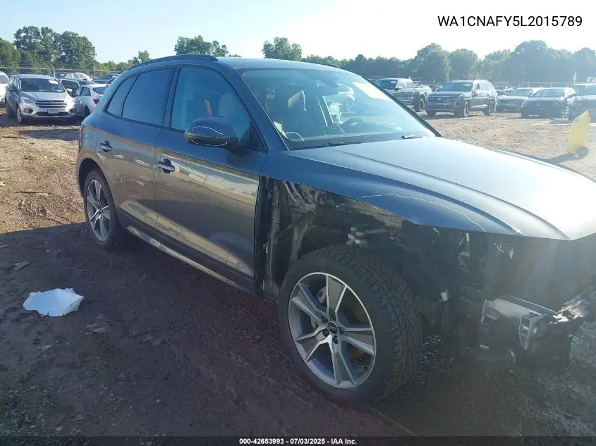 2020 Audi Q5 Prestige 45 Tfsi Quattro S Tronic VIN: WA1CNAFY5L2015789 Lot: 42653993