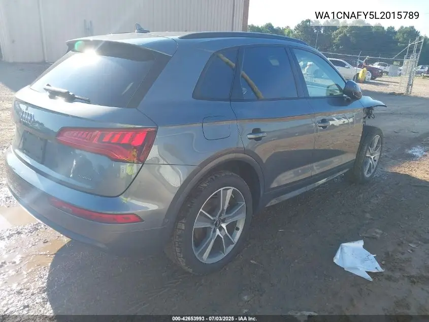 2020 Audi Q5 Prestige 45 Tfsi Quattro S Tronic VIN: WA1CNAFY5L2015789 Lot: 42653993