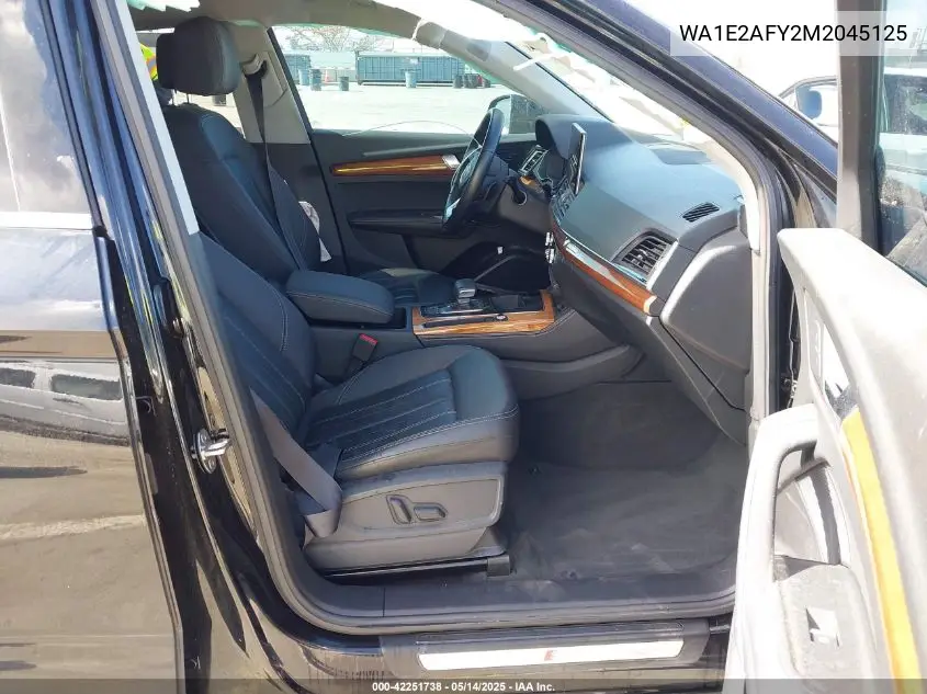 2021 Audi Q5 Premium Plus 55 Tfsi E Quattro S Tronic VIN: WA1E2AFY2M2045125 Lot: 42251738