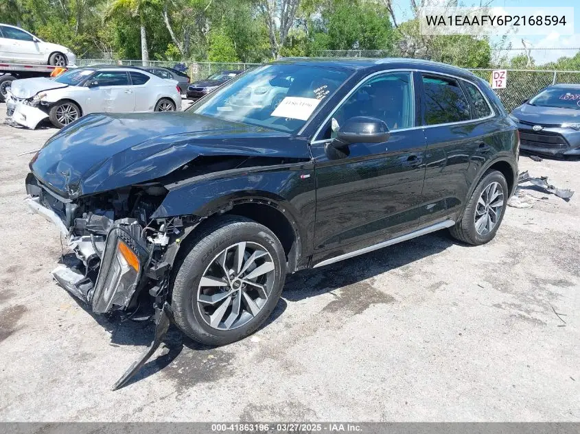 2023 Audi Q5 Premium Plus 45 Tfsi S Line Quattro VIN: WA1EAAFY6P2168594 Lot: 41863196