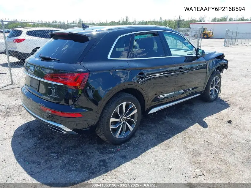 2023 Audi Q5 Premium Plus 45 Tfsi S Line Quattro VIN: WA1EAAFY6P2168594 Lot: 41863196
