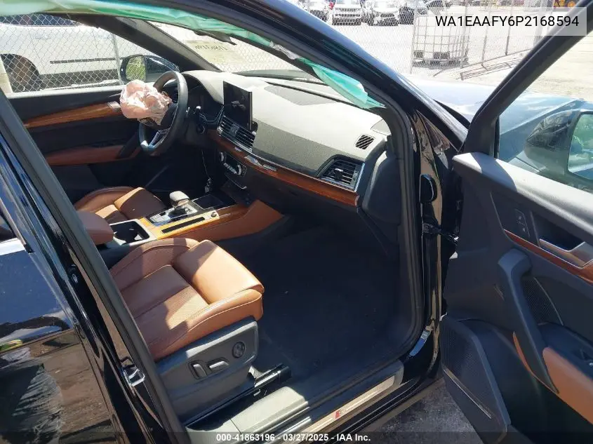 2023 Audi Q5 Premium Plus 45 Tfsi S Line Quattro VIN: WA1EAAFY6P2168594 Lot: 41863196