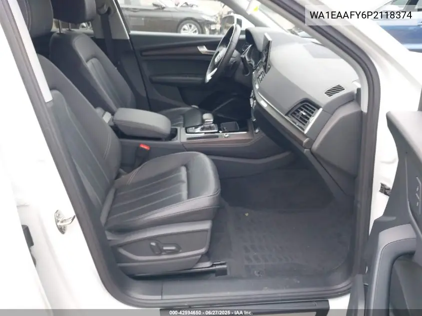 2023 Audi Q5 Premium Plus 45 Tfsi S Line Quattro VIN: WA1EAAFY6P2118374 Lot: 42594650