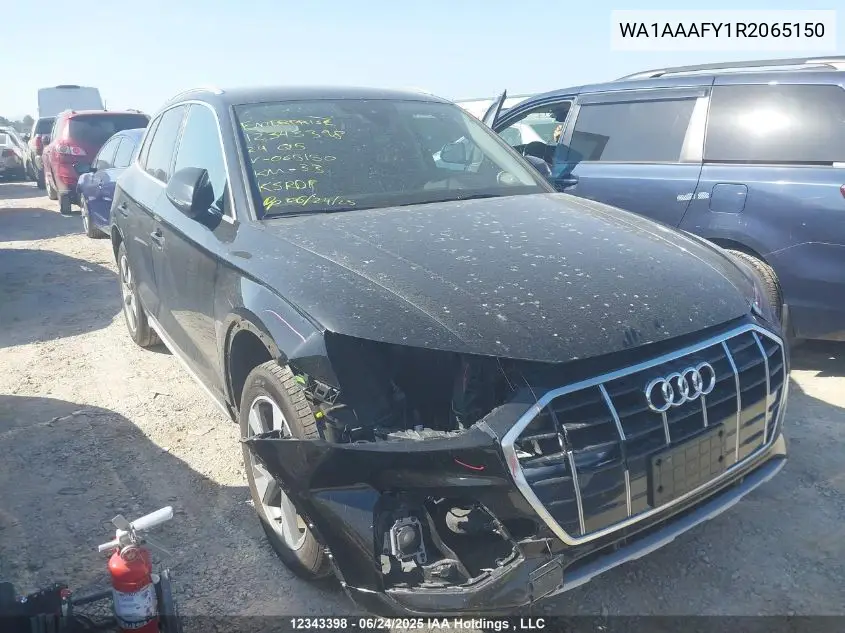 2024 Audi Q5 Komfort 45 VIN: WA1AAAFY1R2065150 Lot: 12343398