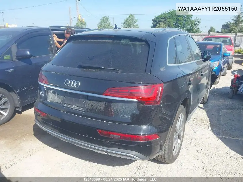 2024 Audi Q5 Komfort 45 VIN: WA1AAAFY1R2065150 Lot: 12343398