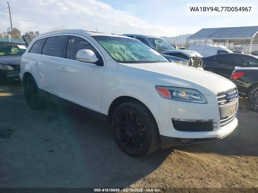 2007 Audi Q7 3.6 Premium VIN: WA1BY94L77D054967 Lot: 41618608