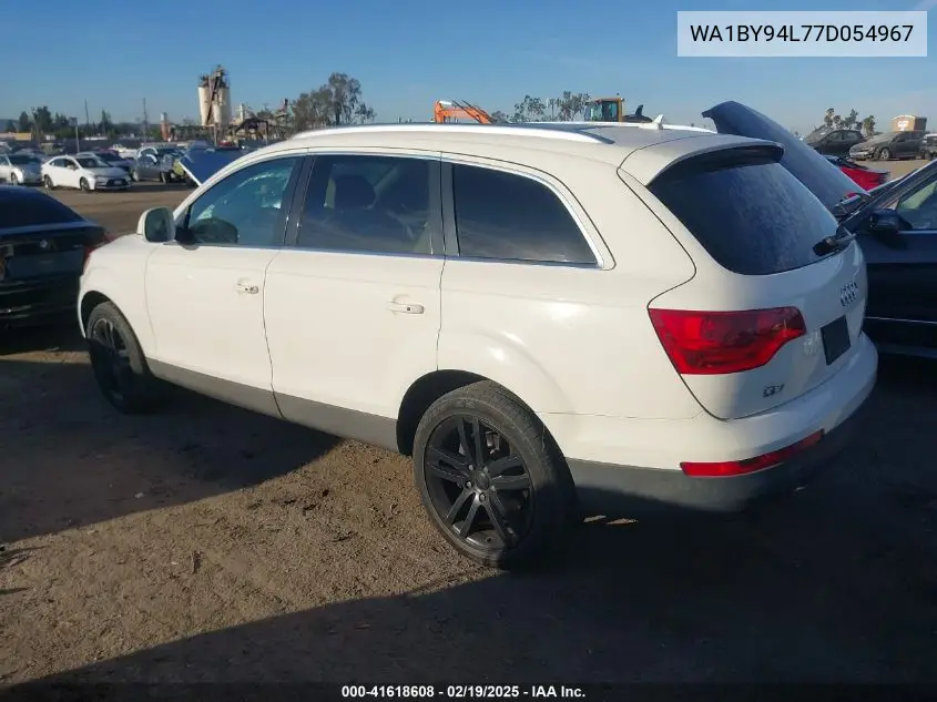 2007 Audi Q7 3.6 Premium VIN: WA1BY94L77D054967 Lot: 41618608