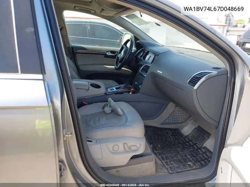 2007 Audi Q7 4.2 Premium VIN: WA1BV74L67D048669 Lot: 42245445