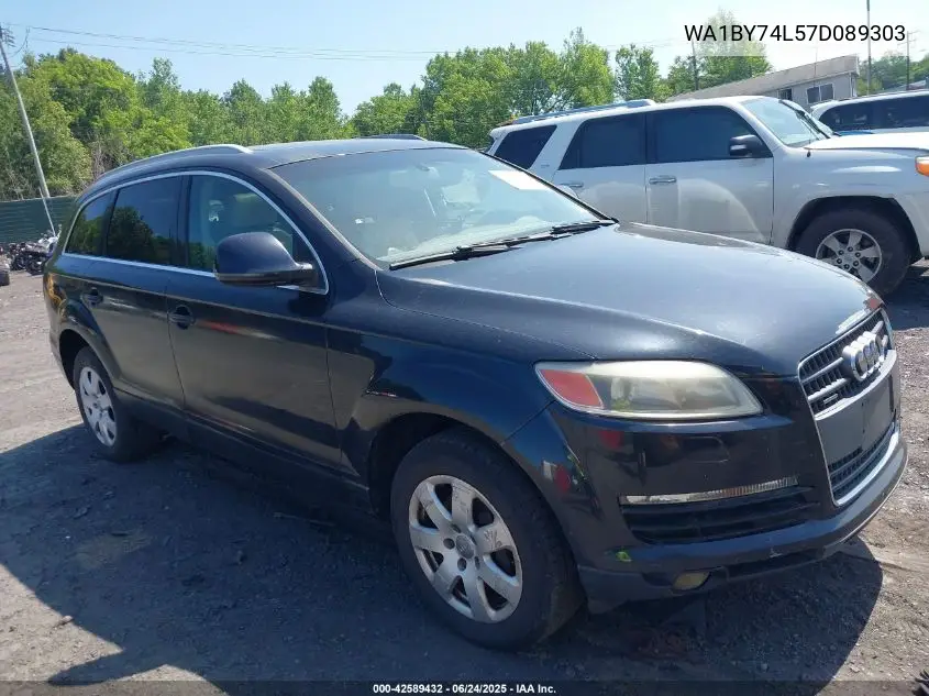2007 Audi Q7 3.6 Premium VIN: WA1BY74L57D089303 Lot: 42589432