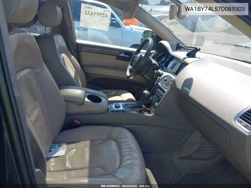 2007 Audi Q7 3.6 Premium VIN: WA1BY74L57D089303 Lot: 42589432