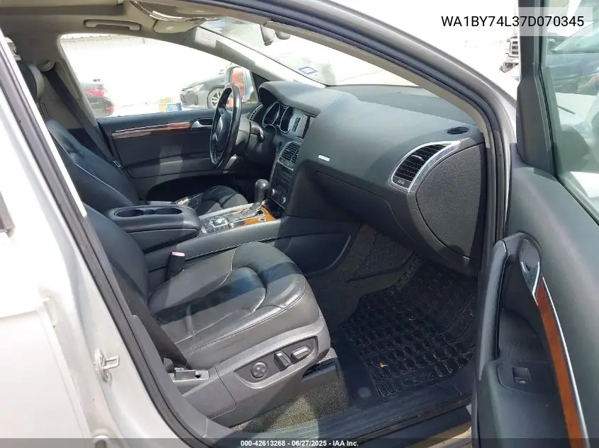 2007 Audi Q7 3.6 Premium VIN: WA1BY74L37D070345 Lot: 42613268