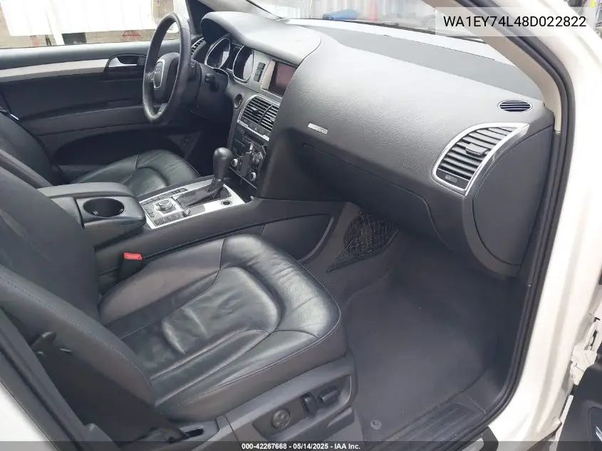 2008 Audi Q7 3.6 Premium VIN: WA1EY74L48D022822 Lot: 42267668