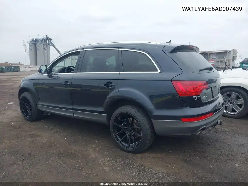 2010 Audi Q7 3.6 Premium VIN: WA1LYAFE6AD007439 Lot: 42570983