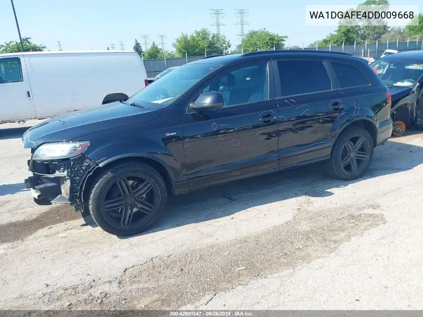 2013 Audi Q7 3.0T S Line Prestige VIN: WA1DGAFE4DD009668 Lot: 42601047