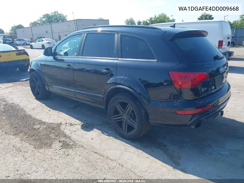 2013 Audi Q7 3.0T S Line Prestige VIN: WA1DGAFE4DD009668 Lot: 42601047