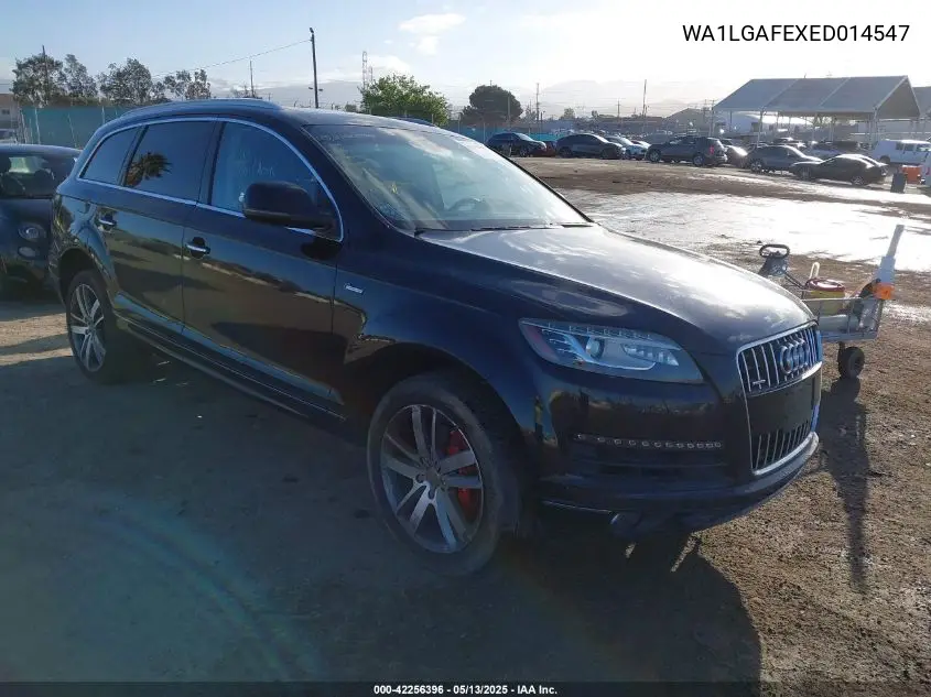 2014 Audi Q7 3.0T Premium VIN: WA1LGAFEXED014547 Lot: 42256396