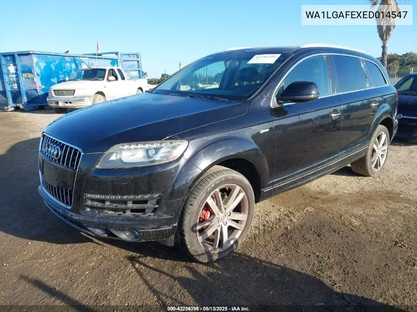 2014 Audi Q7 3.0T Premium VIN: WA1LGAFEXED014547 Lot: 42256396
