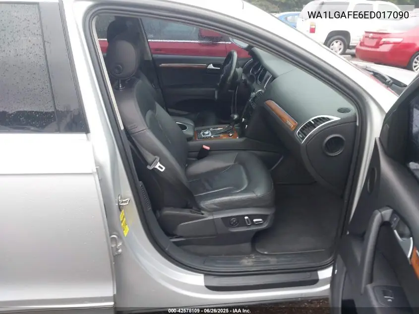 2014 Audi Q7 3.0T Premium VIN: WA1LGAFE6ED017090 Lot: 42578109