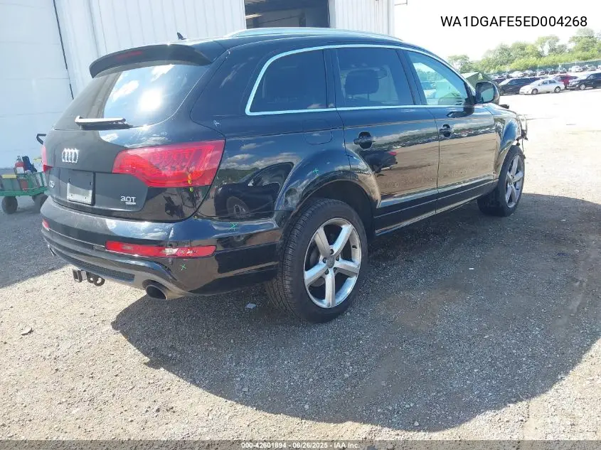 2014 Audi Q7 3.0T S Line Prestige VIN: WA1DGAFE5ED004268 Lot: 42601894