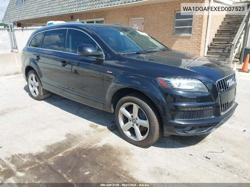 2014 Audi Q7 3.0T S Line Prestige VIN: WA1DGAFEXED007523 Lot: 42612149