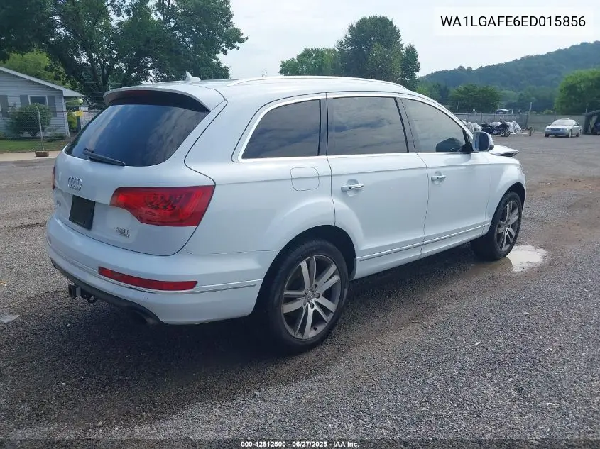 2014 Audi Q7 3.0T Premium VIN: WA1LGAFE6ED015856 Lot: 42612500
