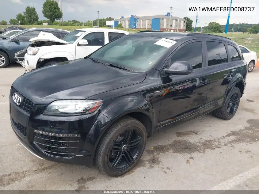 2015 Audi Q7 3.0 Tdi Premium VIN: WA1WMAFE8FD008737 Lot: 42589690