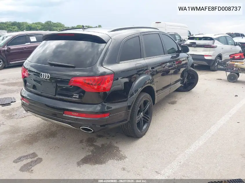 2015 Audi Q7 3.0 Tdi Premium VIN: WA1WMAFE8FD008737 Lot: 42589690