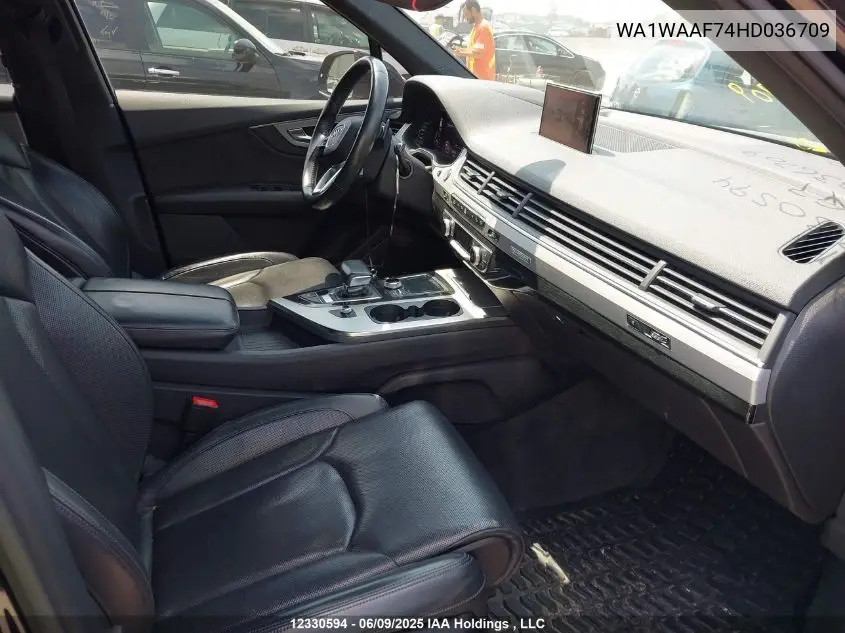 2017 Audi Q7 Technik S-Line VIN: WA1WAAF74HD036709 Lot: 12330594