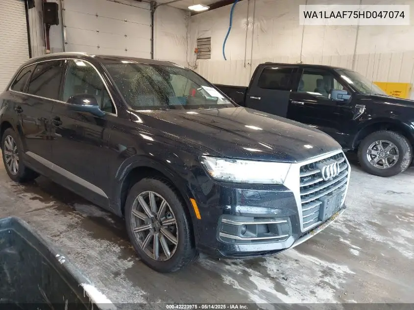 2017 Audi Q7 3.0T Premium VIN: WA1LAAF75HD047074 Lot: 42223975