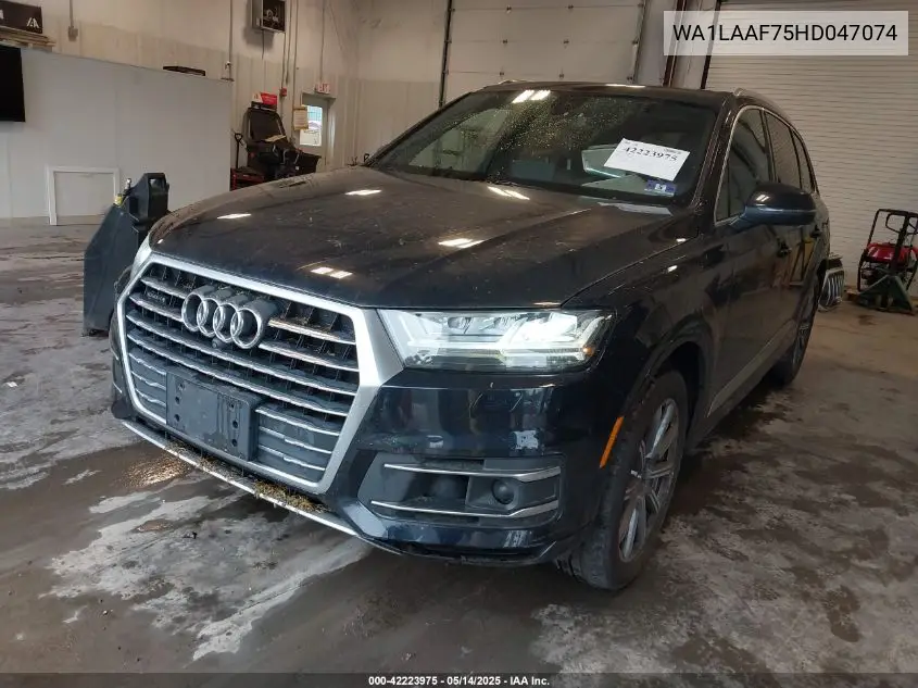 2017 Audi Q7 3.0T Premium VIN: WA1LAAF75HD047074 Lot: 42223975