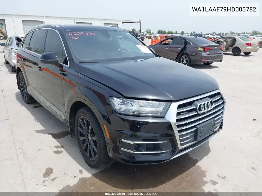2017 Audi Q7 3.0T Premium VIN: WA1LAAF79HD005782 Lot: 42252489