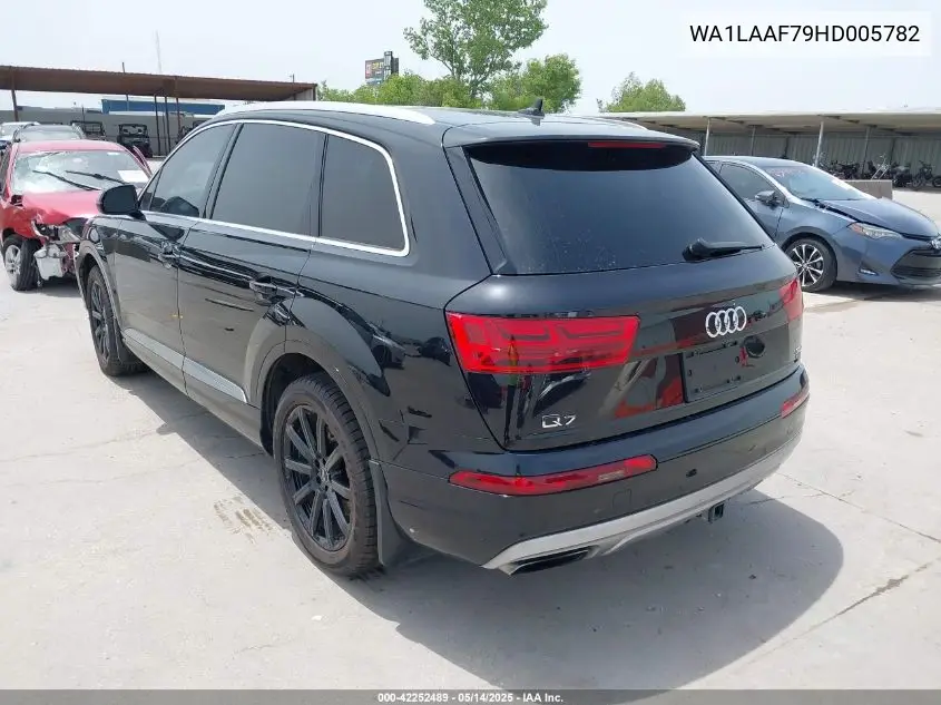 2017 Audi Q7 3.0T Premium VIN: WA1LAAF79HD005782 Lot: 42252489