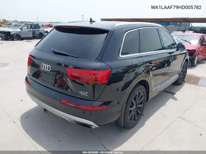 2017 Audi Q7 3.0T Premium VIN: WA1LAAF79HD005782 Lot: 42252489