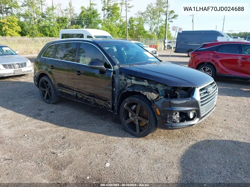 2018 Audi Q7 2.0T Premium VIN: WA1LHAF70JD024688 Lot: 42567863